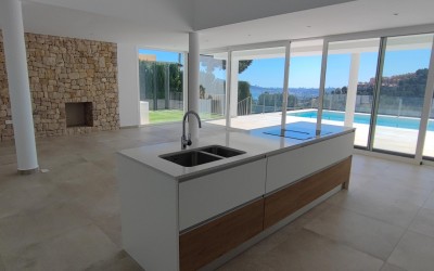 Luxueuse villa au design moderne avec vue sur mer à Altea Hills.