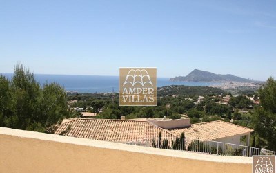 Location de villa avec vue sur la mer sur la Costa Blanca Altea (REF 176)
